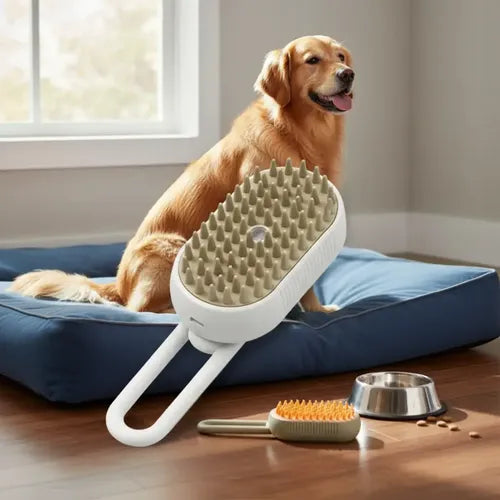 Cepillo De Vapor 3 En 1 Para Mascotas