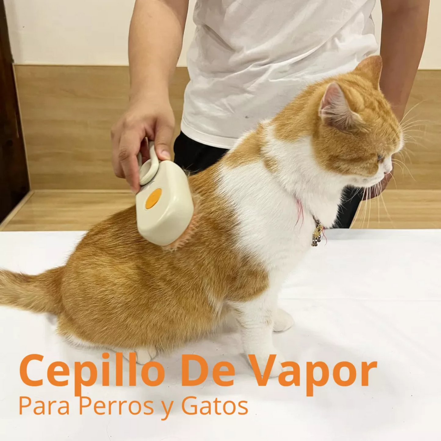 Cepillo De Vapor 3 En 1 Para Mascotas